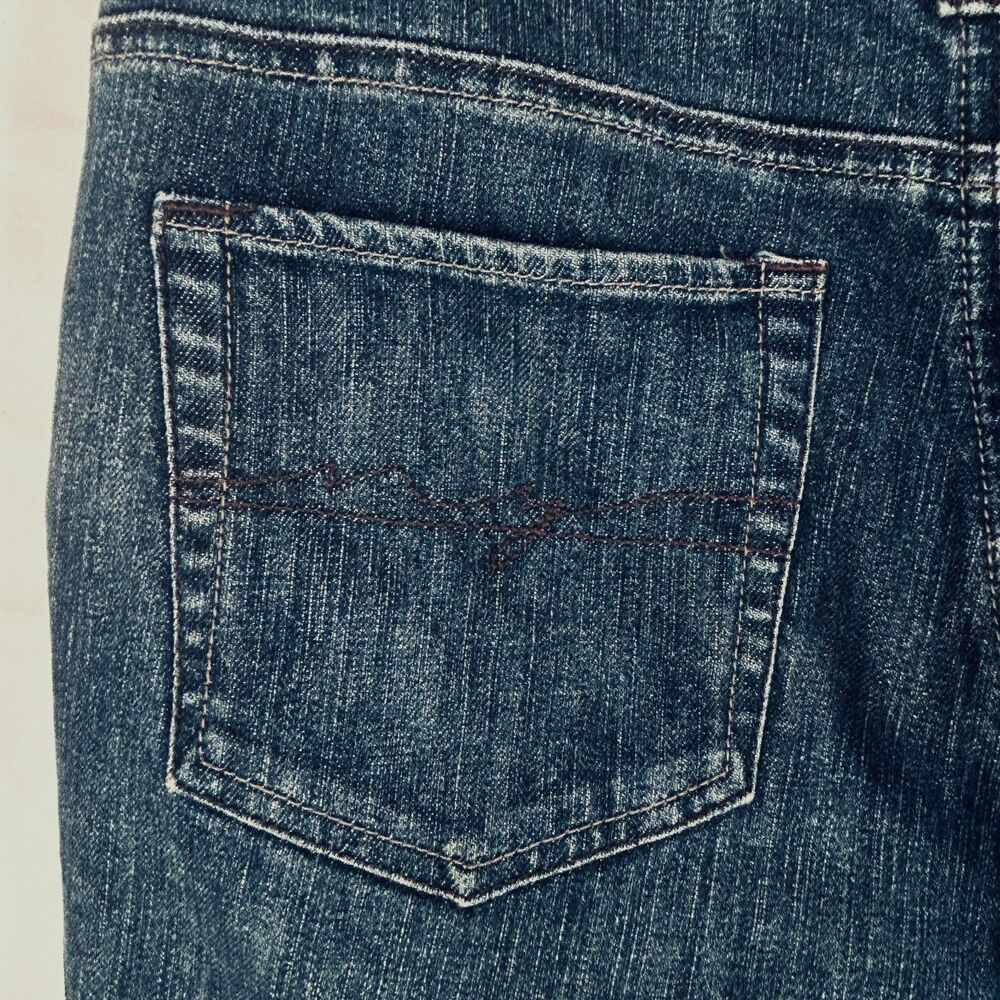 New York and Co Jeans 10 TALL West Side Boot Cut Stretch Denim Mid Rise - Picture 5 of 7